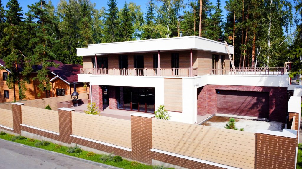Японский фиброцемент и камень White Hills