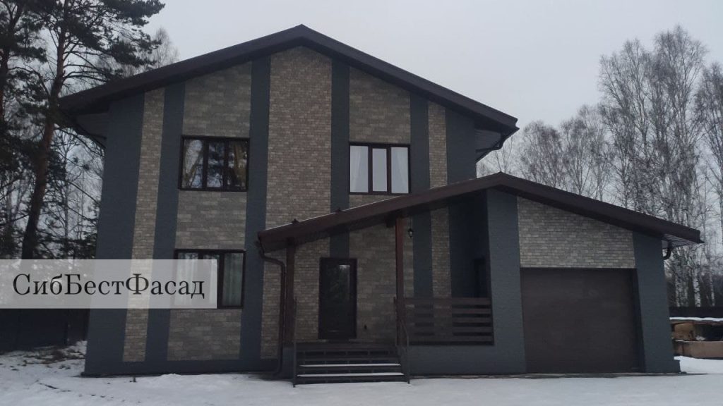 Монтаж японских фиброцементных панелей для коттеджа