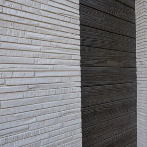 Фактура японского фиброцемента под камень и дерево
